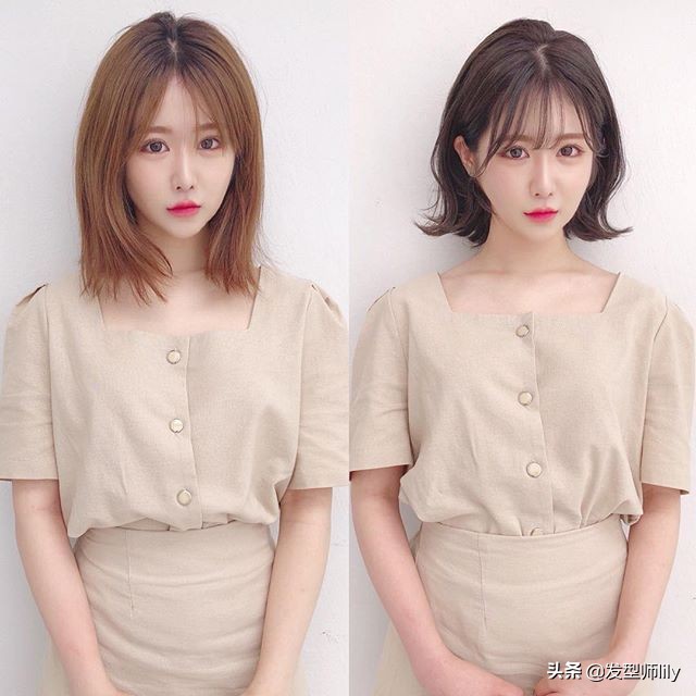 长发剪短，选“锁骨短发”时尚减龄，烫内扣，外翻，微卷，都很美