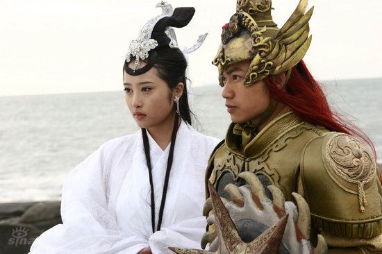 在电视剧《宝莲灯》中沉香叫嫦娥姨母.