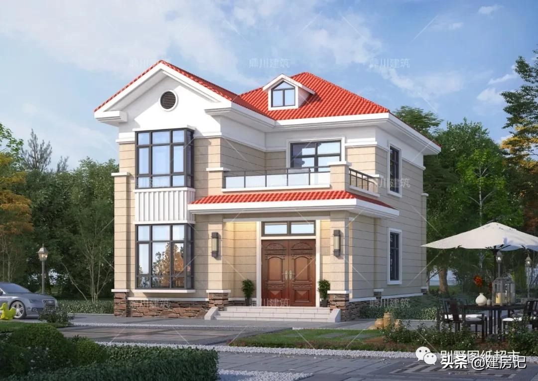 5款开间8米左右的别墅,造价低至20万,真正符合江西农村建房需求