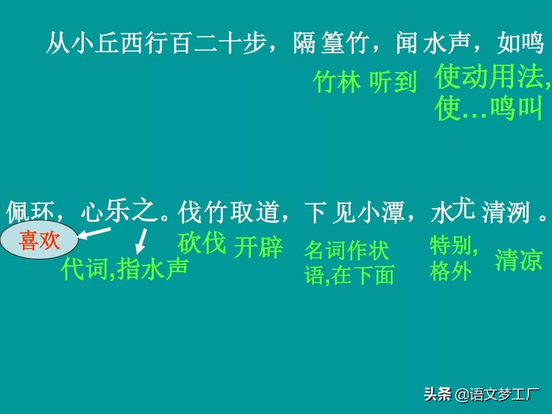 初中语文读讲练：八下三单元《小石潭记》