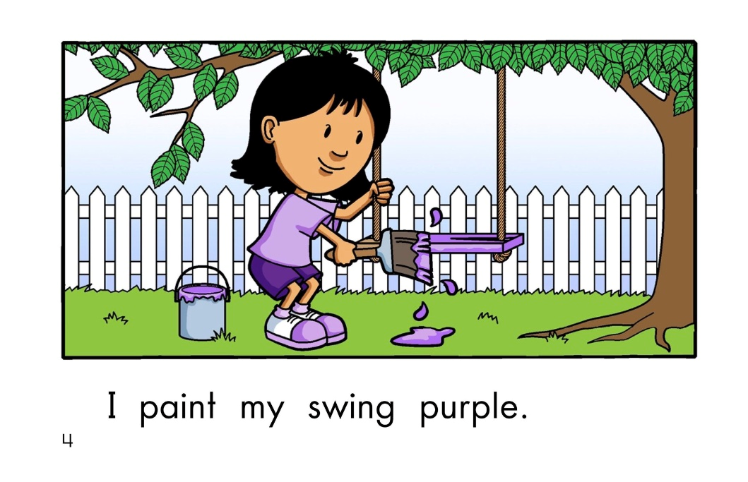 启蒙有声绘本：《Paint It Purple》你们看过紫色的小草吗？