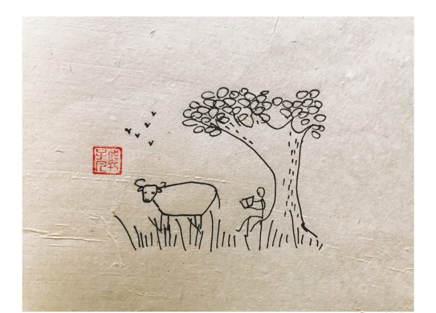 山月松风入画来，一江烟雨润诗心。云卷云舒皆有意，花开花落总关情。