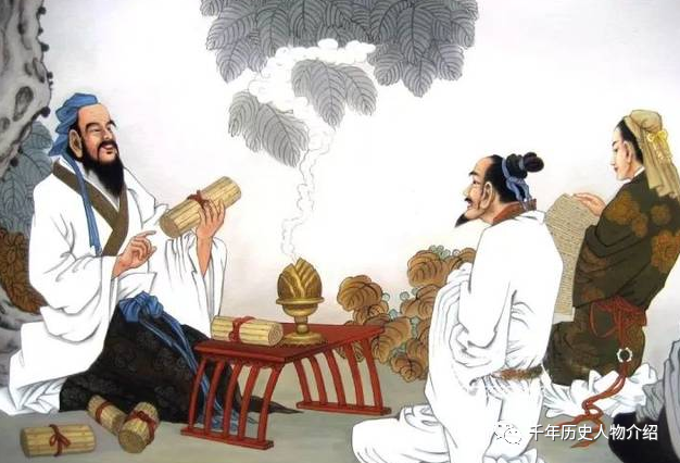 祖孙三代：圣人孔子、孔鲤、 述圣孔伋