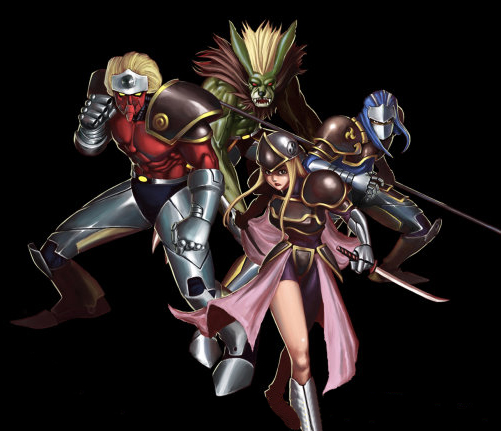 让人比较奇怪的是,天狗和布鲁雷特在通关之后,两人居然结婚了.