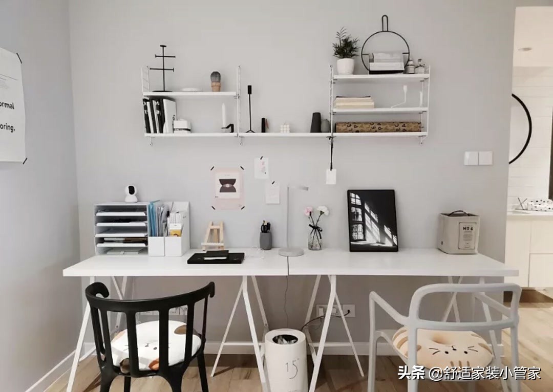 不能错过的10款书桌实景，装修选一款照着做，提升卧室颜值