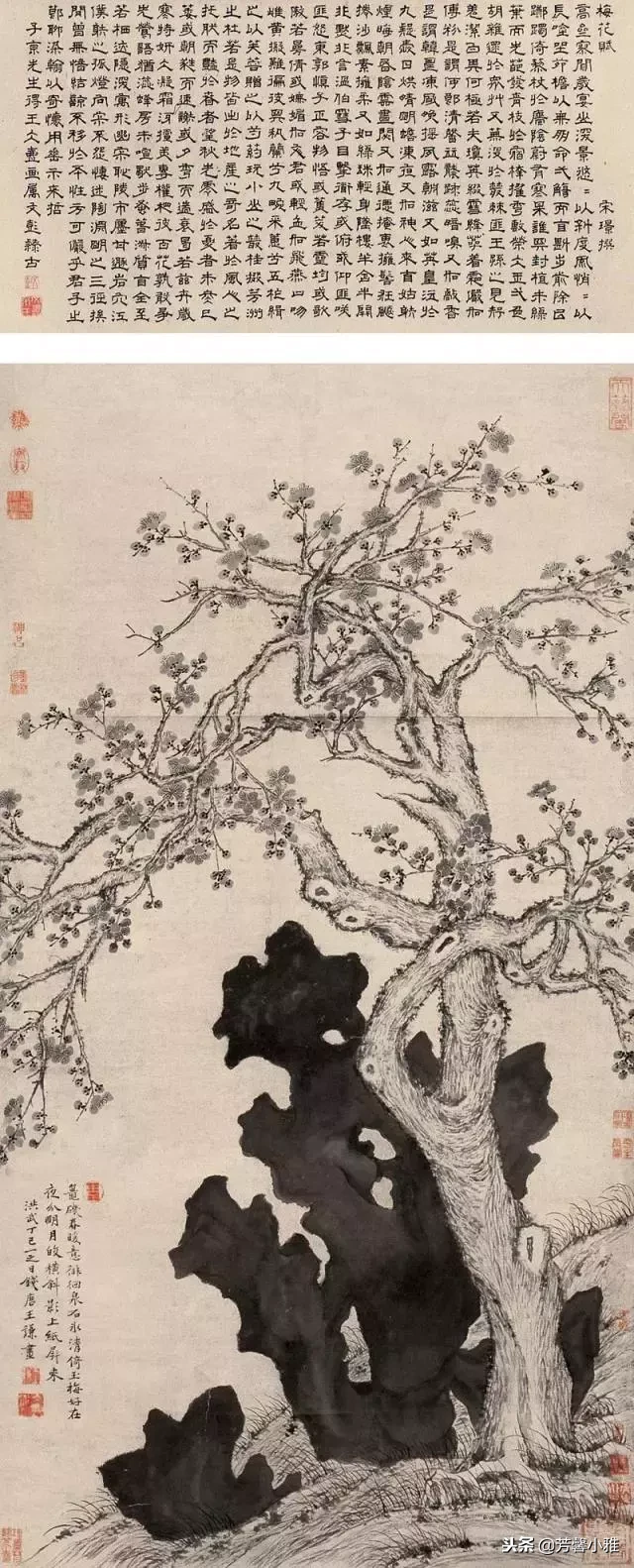 梅花香自苦寒来，名家笔下的梅花