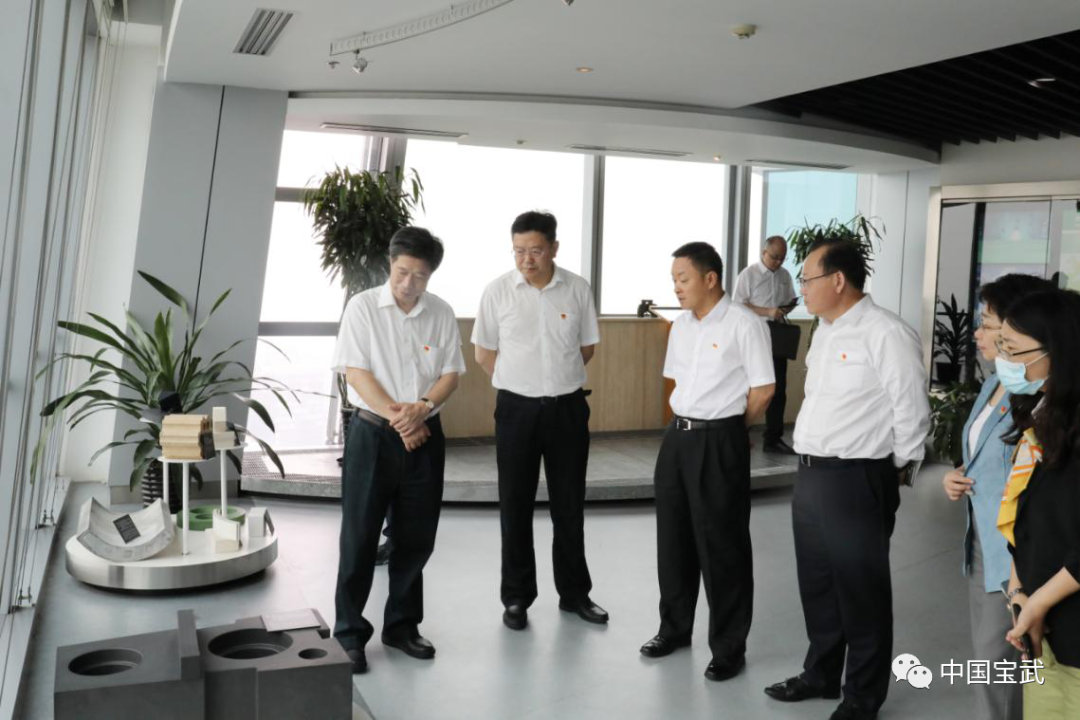 中国宝武党委常委魏尧到中钢集团调研，中钢集团党委书记、董事长徐思伟，党委副书记、总经理刘安栋参加