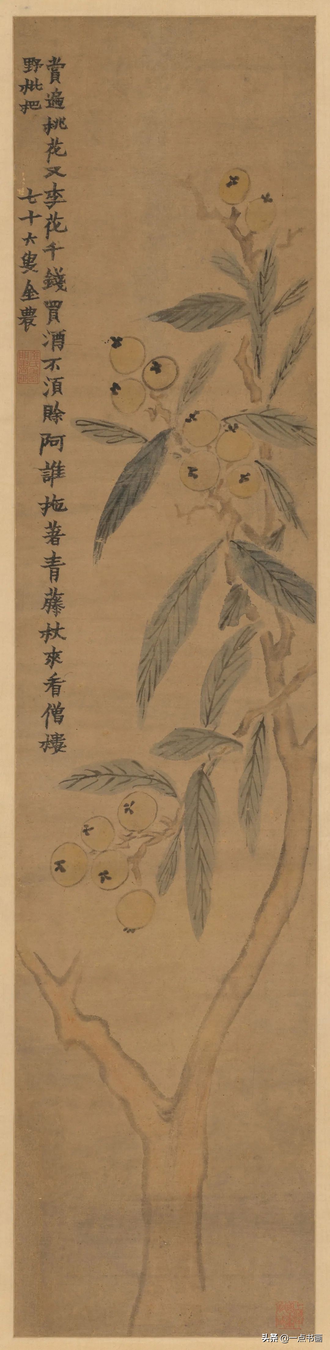 初夏枇杷一树金——分享一组来自上海中国画院名家笔下的枇杷