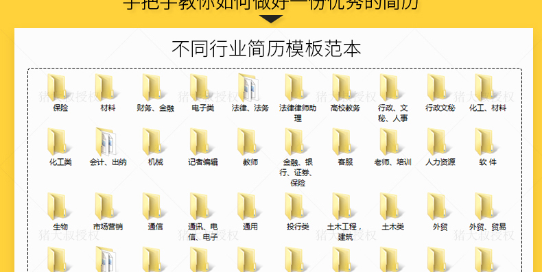 应届毕业生求职个人简历模板｜各个行业共7000套简历模板，免费领