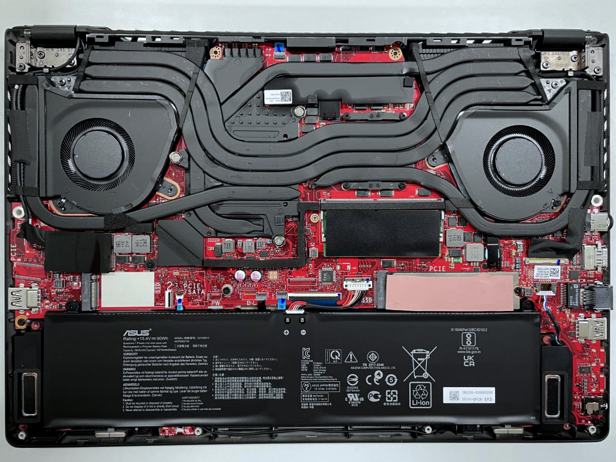 超密集热管保证笔记本散热,华硕rog幻16笔记本降价500元