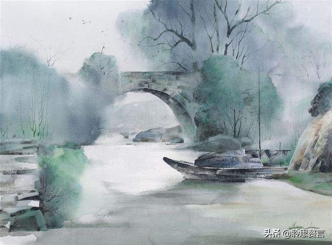 钓鱼诗词精选三十五首 垂钓坐磐石，水清心亦闲