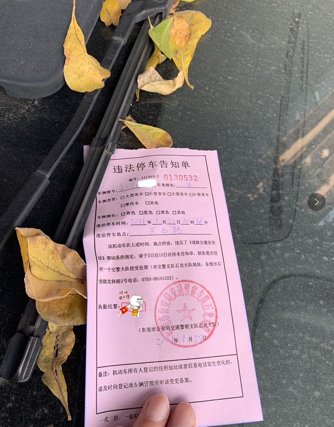 东莞今日头条新闻石龙停车(提醒！石龙的车主不要再这样停车了，罚款200元)