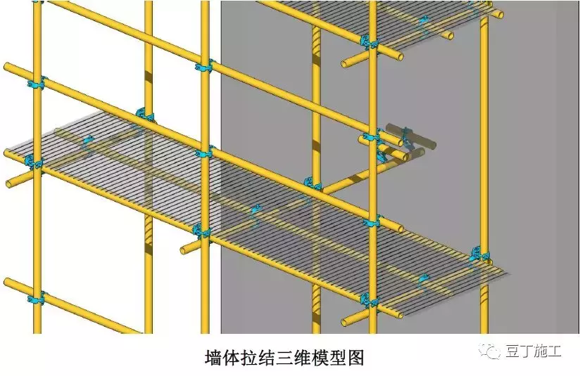 脚手架平面图看不懂？三维立体图教你一分钟认识细节结构