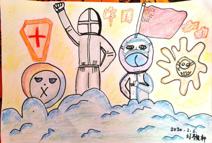 欢迎白衣天使回家的作文怎么写(网络配图 侵删)评语看了这幅画,让我