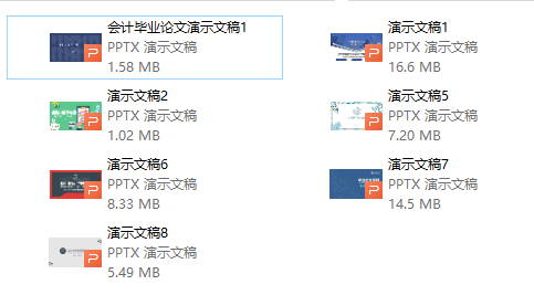 福利！福利！会计毕业论文演示文稿大放送