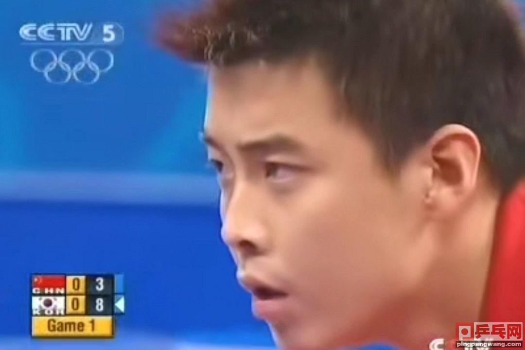 柳承敏對王皓乒乓球比賽視頻（贏再多次也抵不了一次失利，雅典奧運會男單決賽，王皓不敵柳承敏）