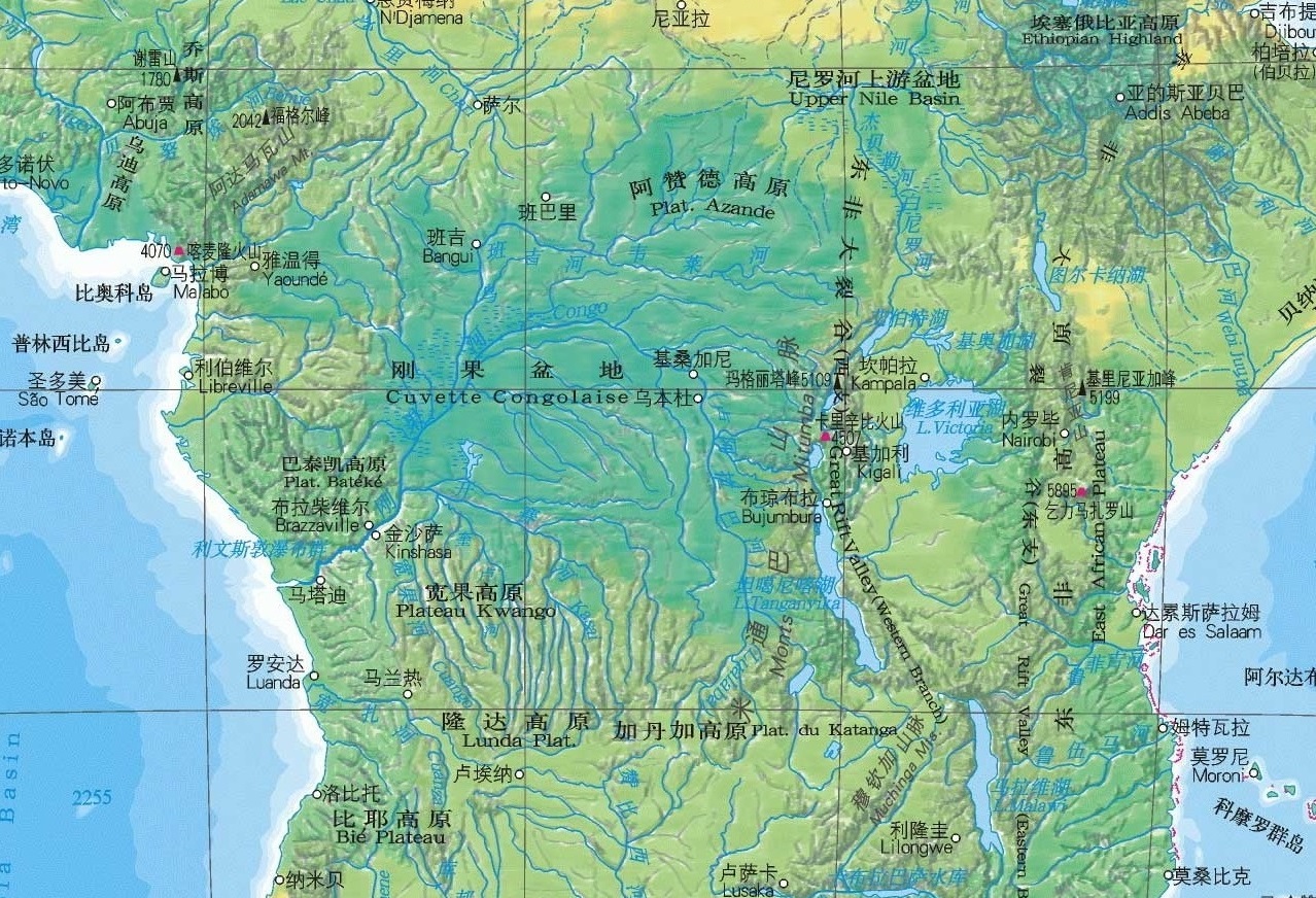 尼罗河流域在哪个国家，尼罗河流域地图位置