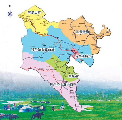 乌兰浩特地图 乌兰浩特街道地图-徐拾记官网