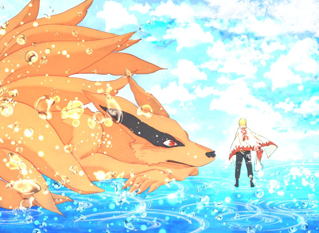 九尾原本是封印在四代的妻子玖辛奈体内的,带土趁玖辛奈分娩封印变弱