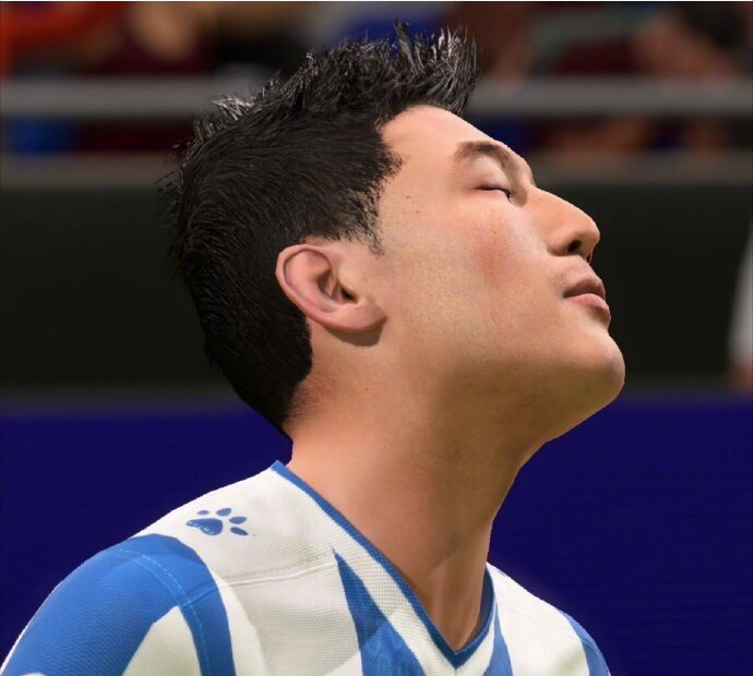 fifa18世界杯脸型(武磊肿么啦？FIFA21脸型腮帮肿胀遭吐槽，网友：这可是形象大使啊)