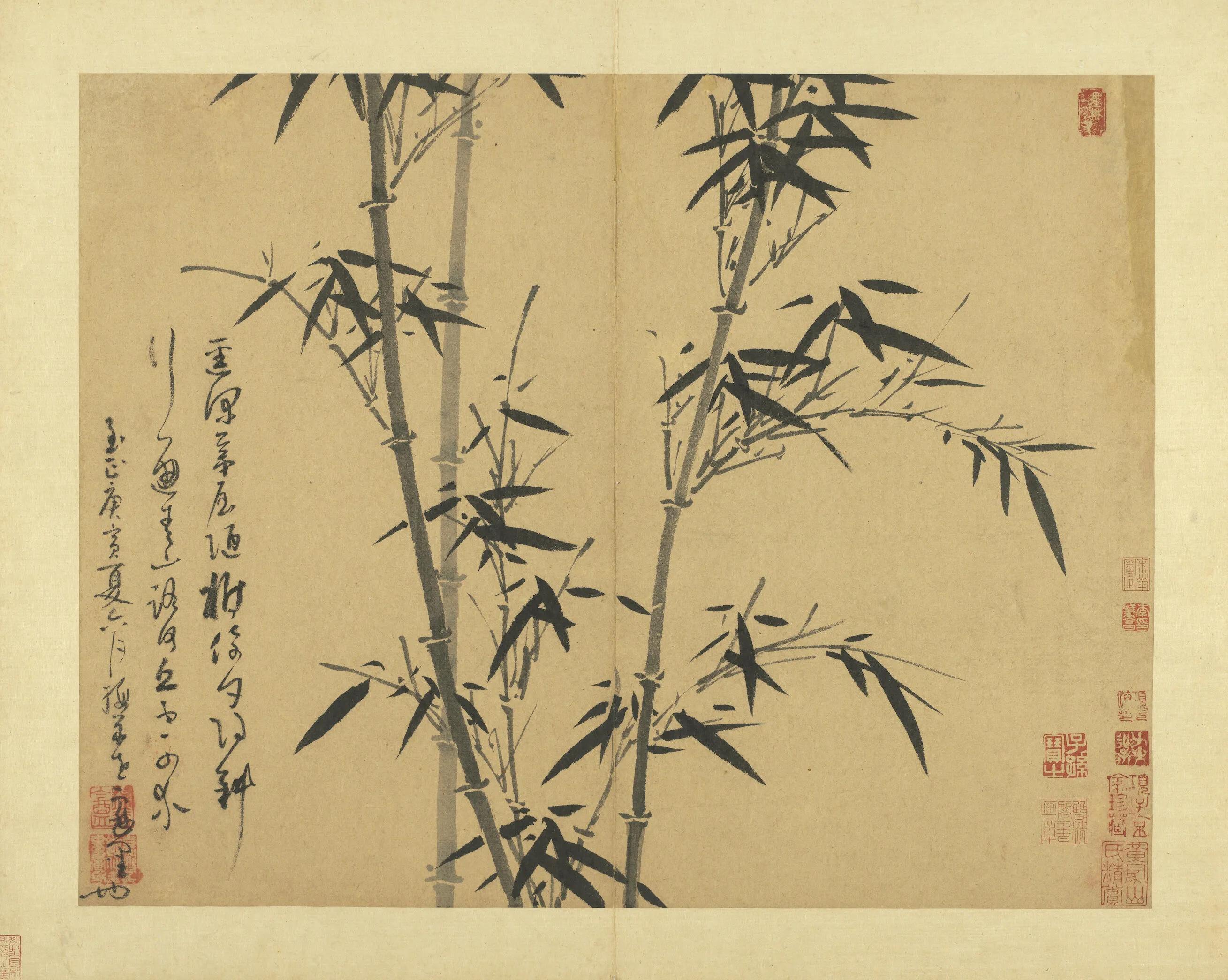 谁才是画竹子历史第一人？唯吴镇是也！简直是天花板的存在