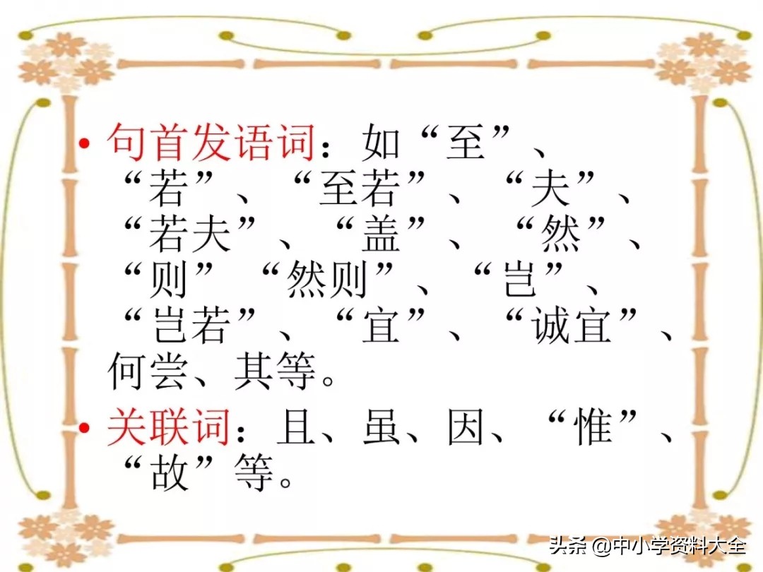 中考复习：文言文句子朗读节奏划分(共28张PPT)（附电子版）