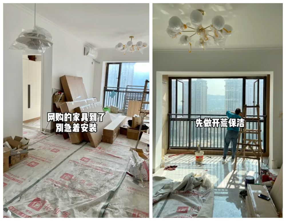 90后新婚夫妻买下82㎡婚房，顶楼3室1厅：装修时和完工后差距太大