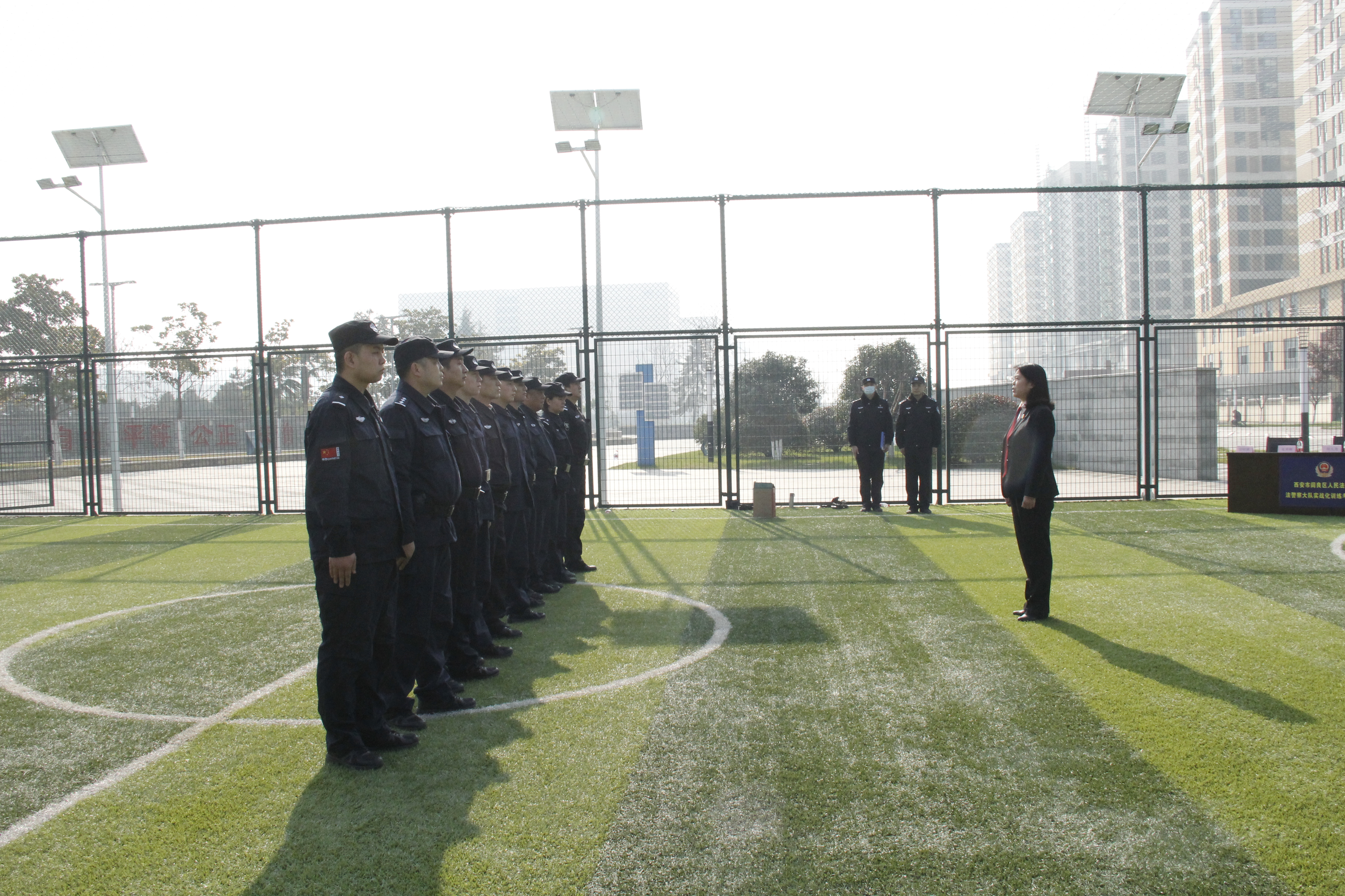 以考促训强能力，实战考核铸警魂——西安阎良法院司法警察大队圆满完成体技能考核任务