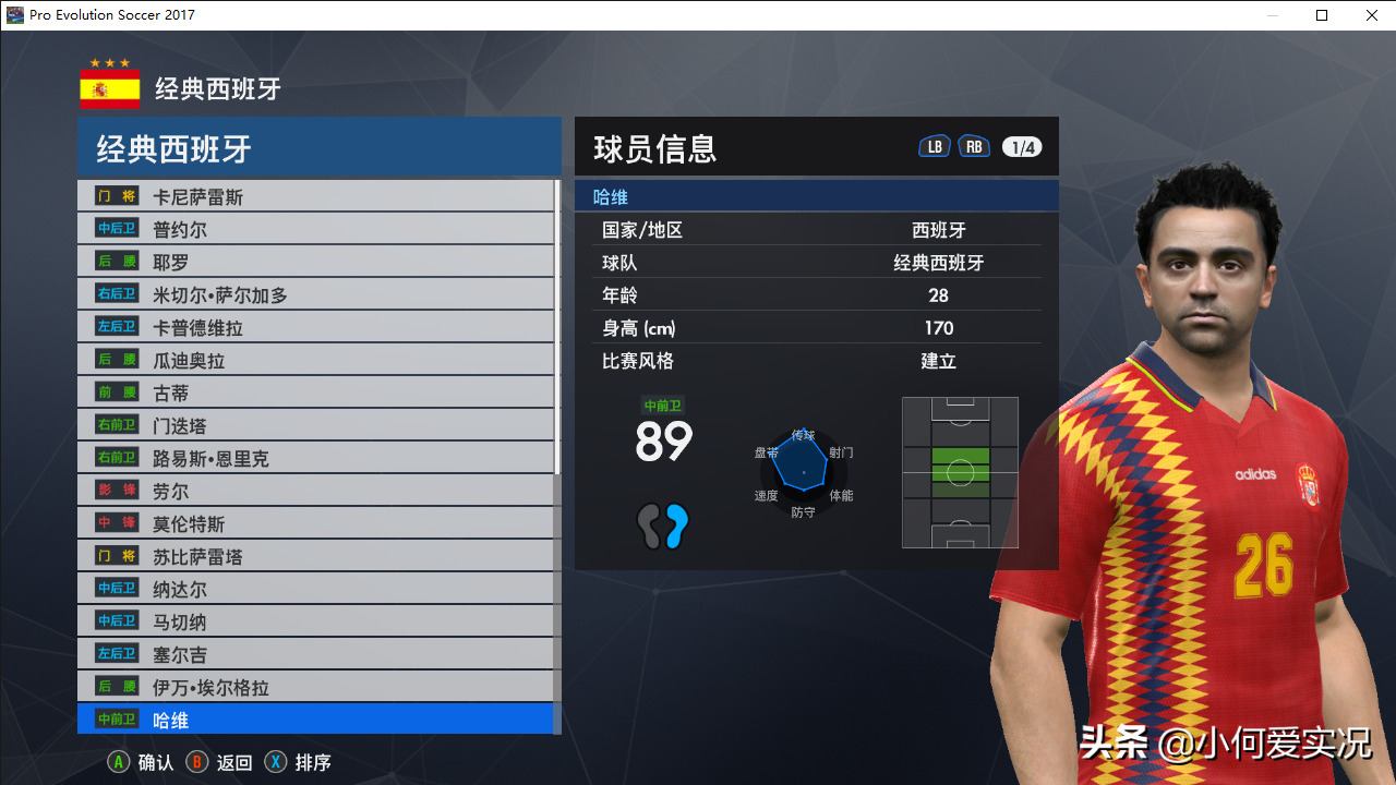 pes2017世界杯球星面型(实况足球2017，最新脸型更新！)