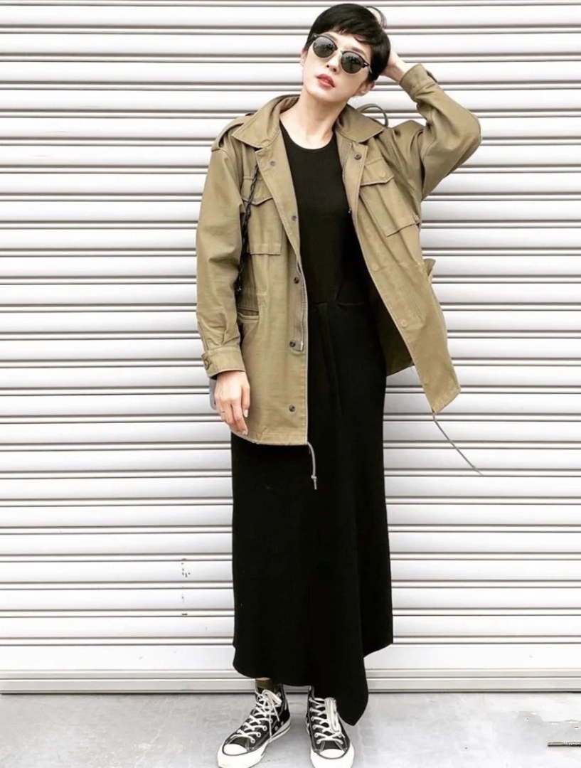 秋季基础款不能少,日本短发博主教你中性风穿搭,随性又帅气