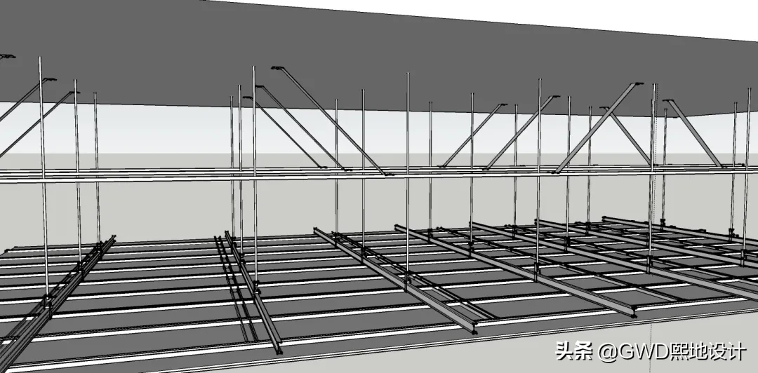 「工艺篇」吊顶结构内部的反支撑和转换层，设计师，你真的懂吗？