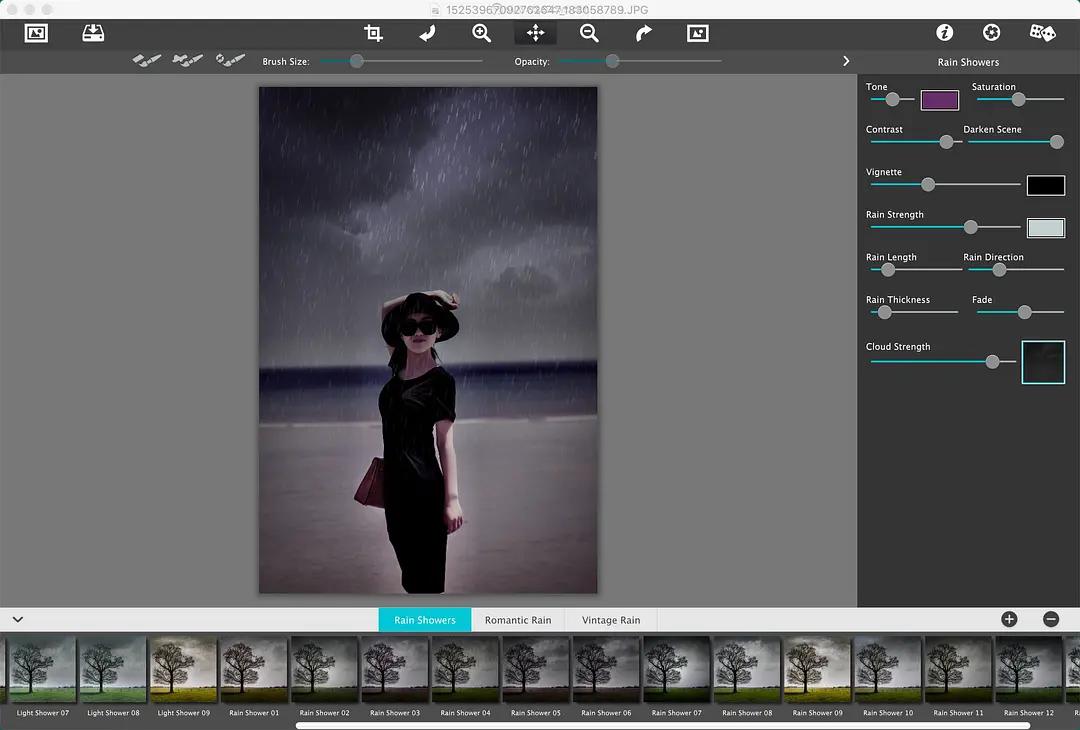 JixiPix Rainy Daze 照片下雨效果制作软件
