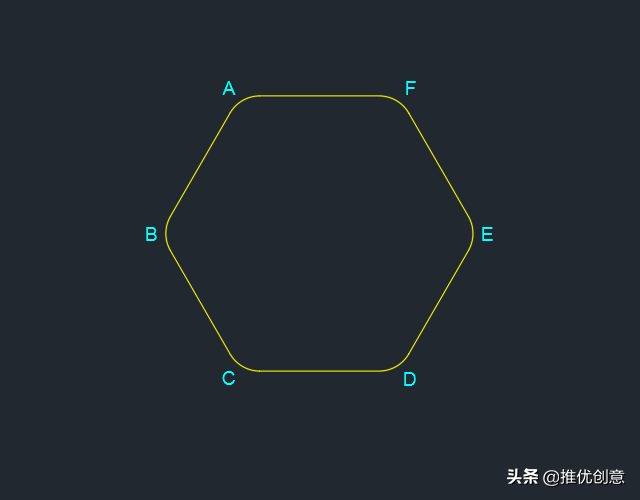 AutoCAD 2019 圆角命令