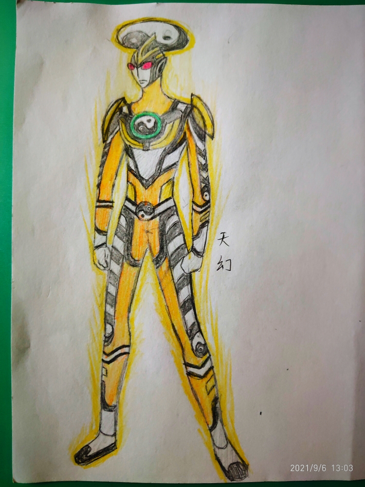 十大最帅的奥特曼怎么画图片(小学生绘制《中华超人》,神龙形象的"