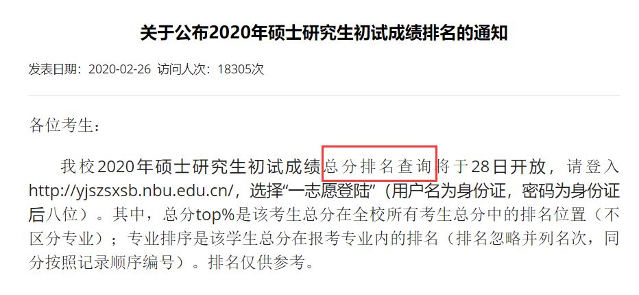 这几所院校已经公布初试成绩排名，速查