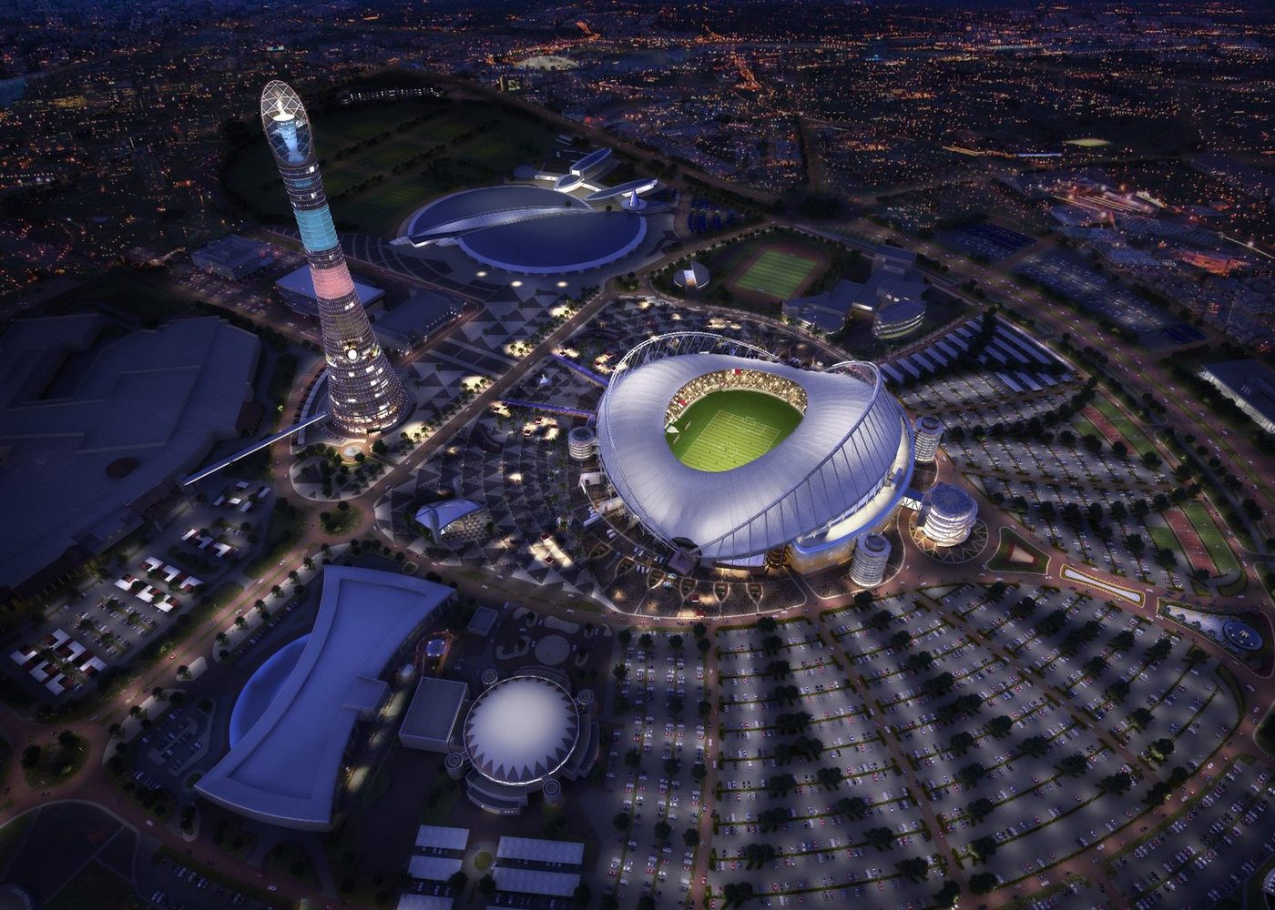 卡塔尔世界杯建了几座球场(2022卡塔尔世界杯八座新球场的炫酷设计)