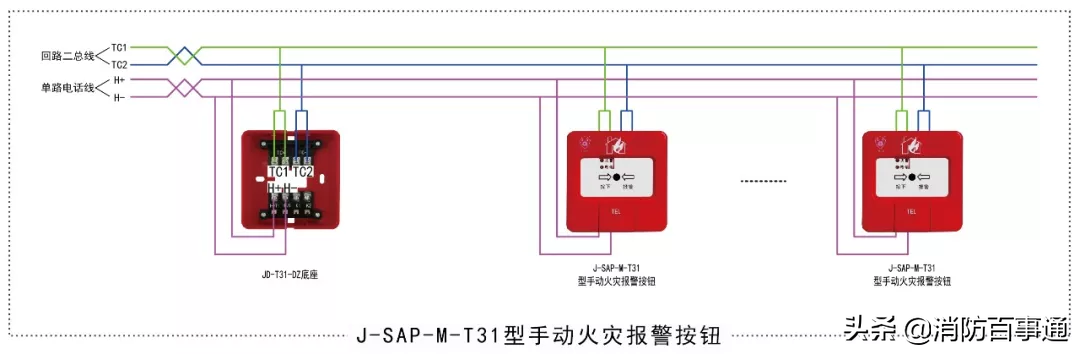 上海金盾5类火灾报警设备接线图