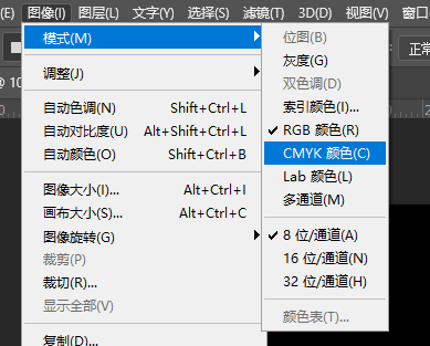 图像设计软件中CMYK和RGB两种色彩模式的区别