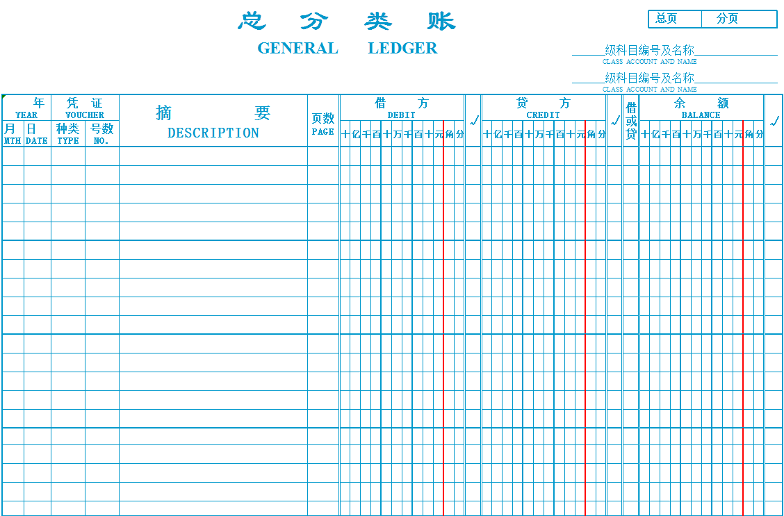 记账凭证自动生成账簿EXCEL模板(含总分类账，明细账，日记账等)