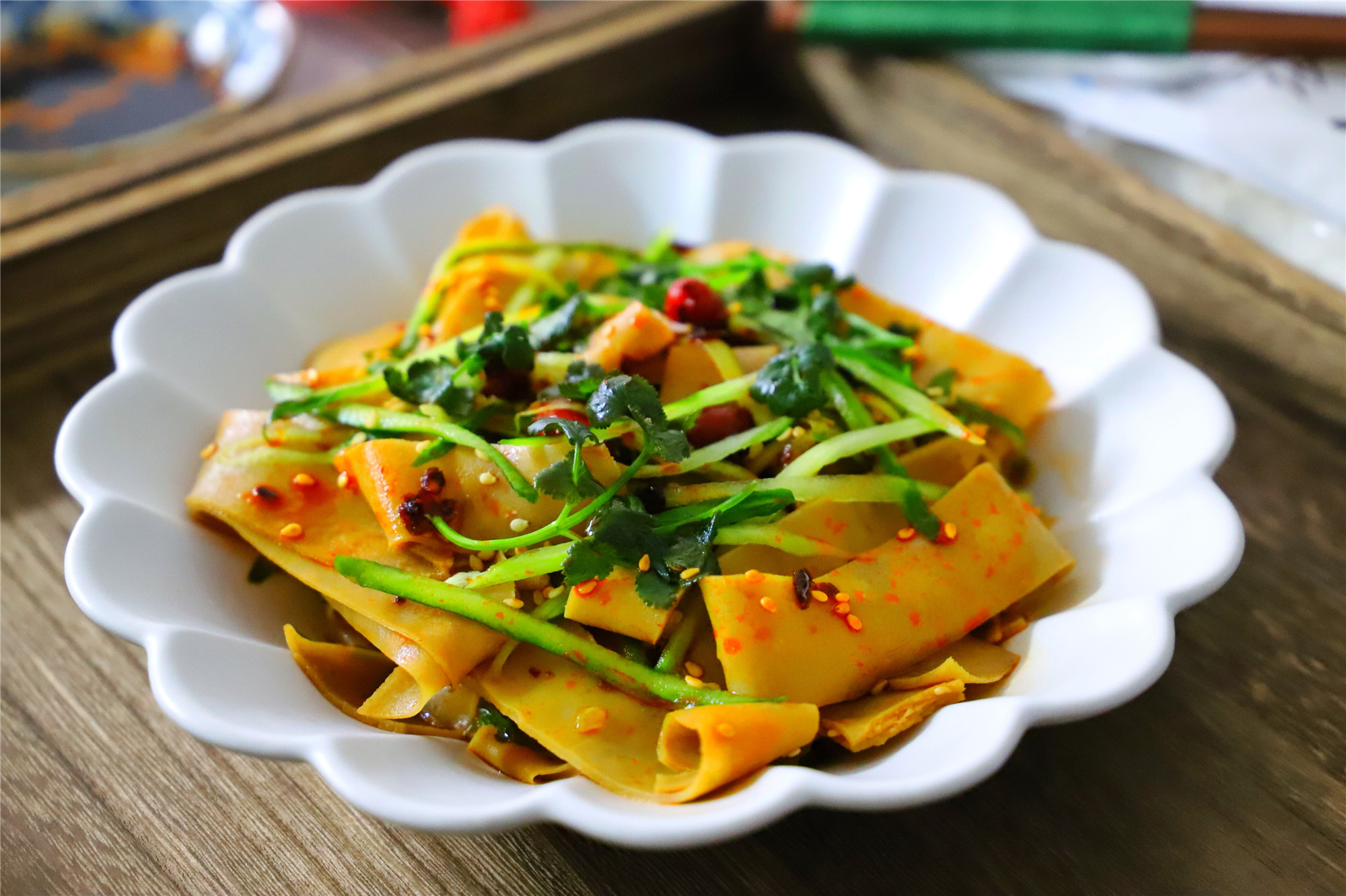 莜面凉皮,莜面凉皮的做法