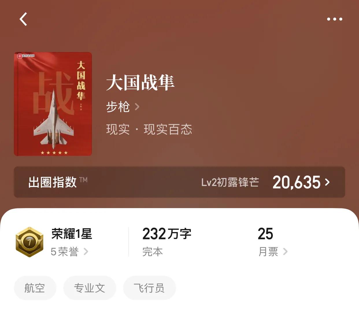 几本稀少的航空精品小说，带你飞向浩瀚天空，领略保家卫国的豪情