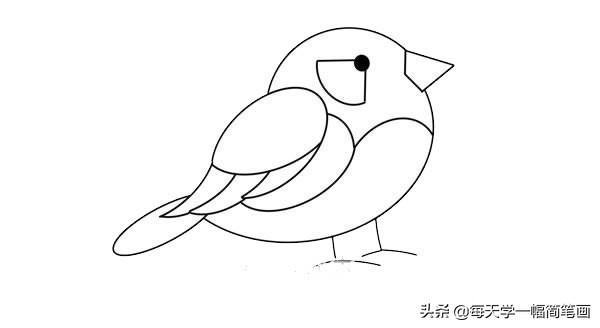 简单的小鸟怎么画 画一个最简单飞行小鸟 - 汽车时代网