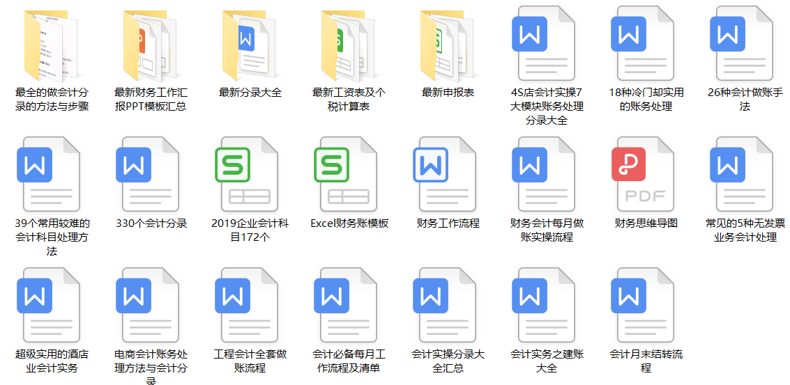 会计实操培训（做账实操资料大全）