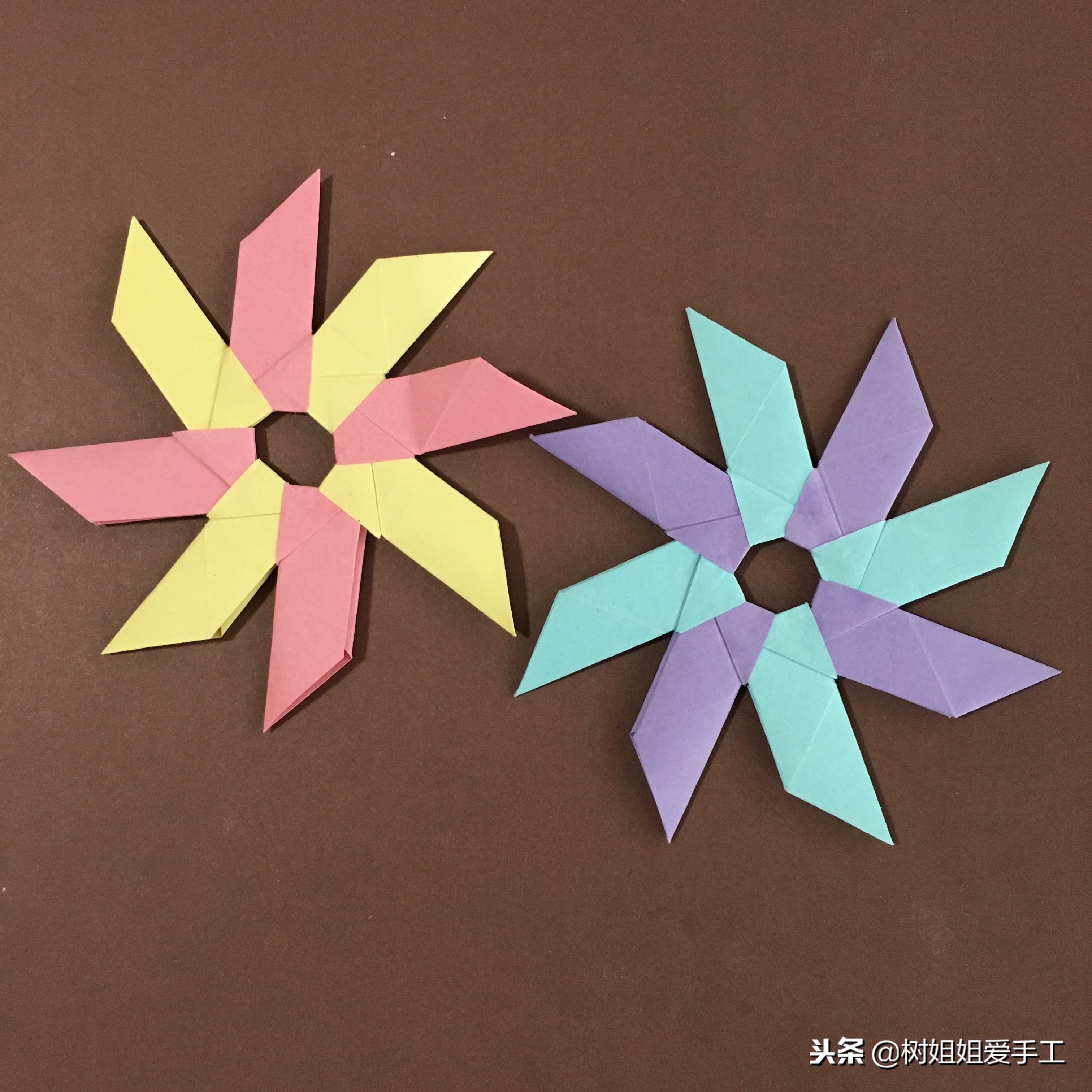 亲子折纸：简单几步教你叠飞镖