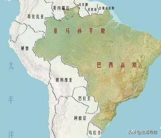 广袤的南美洲，巴西一国怎就占去一半？