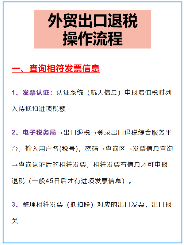 6年老会计，因为整理出口退税流程+账务处理，工资翻了好几番