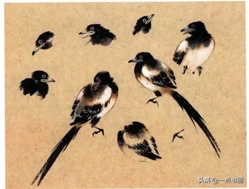 一学就会画——小写意禽鸟画法