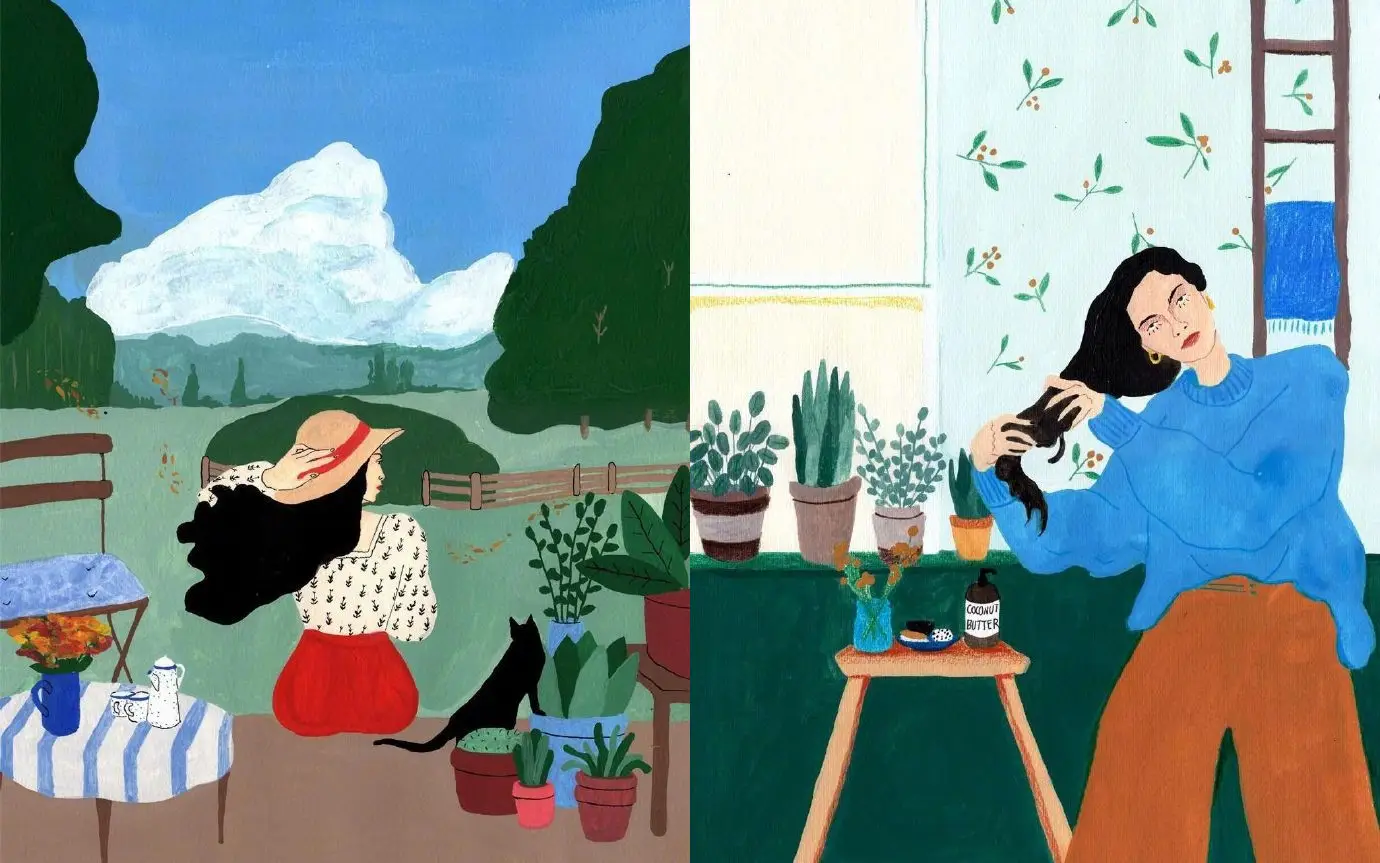 颜色搭配表及效果图片衣服（6类鲜艳色的高级配色示范）