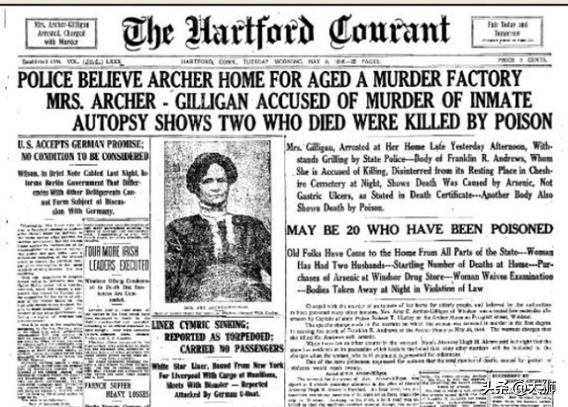 五个臭名昭著的“寡妇杀手”，有人两年间杀了四位丈夫