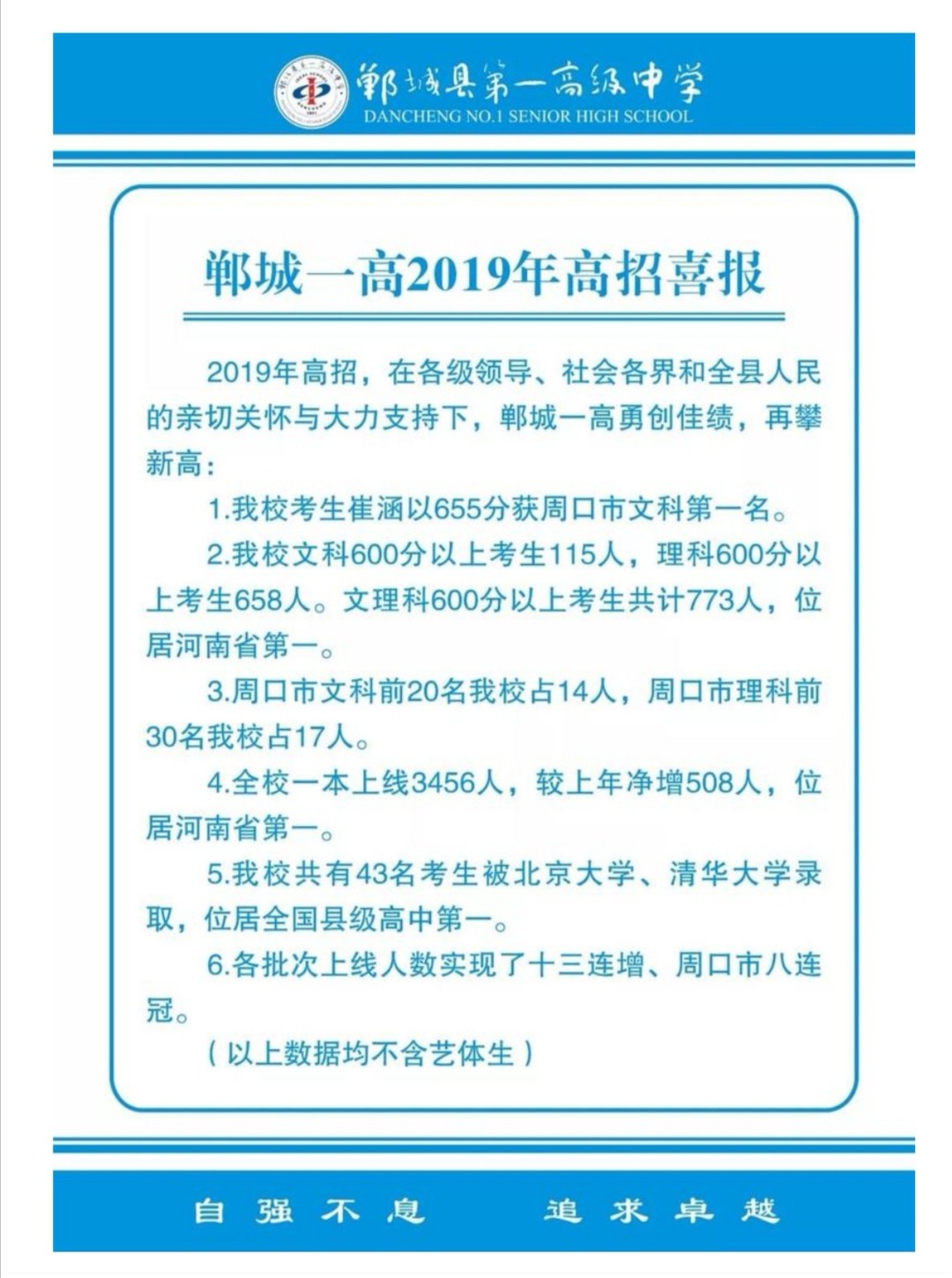 全校43人考上清北，这所河南县级高中凭什么这么牛？
